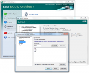 ESET NOD32 beállítása