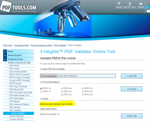 pdftools pdfa validator